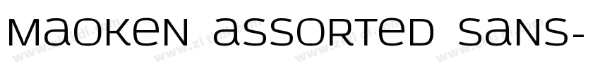 maoken assorted sans字体转换